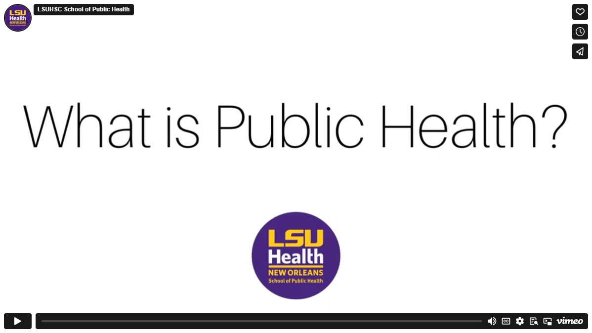 What is Public Health?