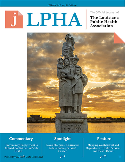 jLPHA Volume 6, Issue 1